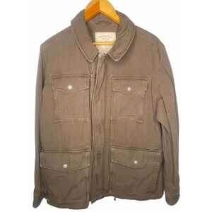 Vintage American Eagle Y2k Canvas Lined Coat‎ Men's Large Workwear Chore Jacket